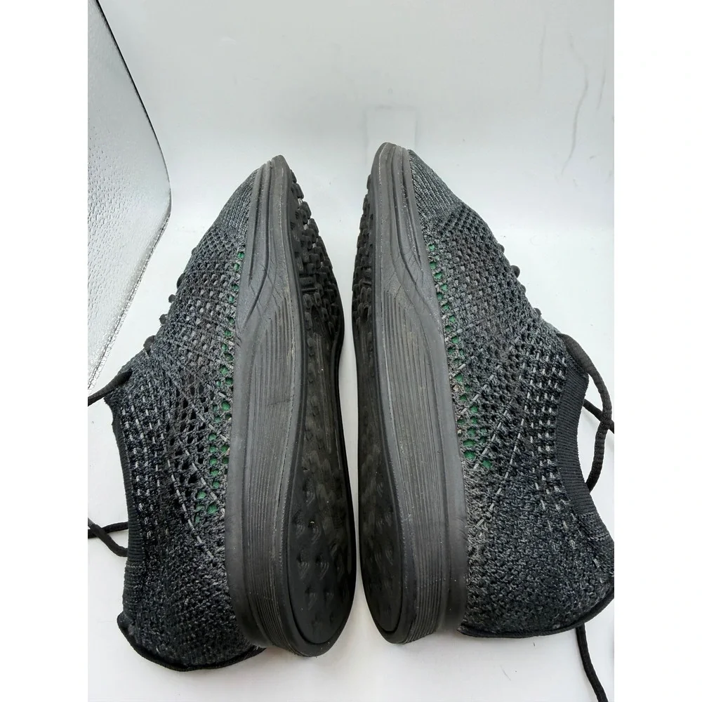 Nike Flyknit Racer Triple Black Running Shoes 526628-009 Mens 5 Womens 6.5